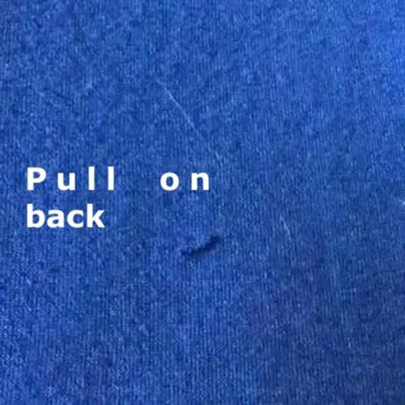 Express Women’s Top Size-Medium ***Small Pull On The Back-See Photo Navy Blue. - Picture 4 of 7